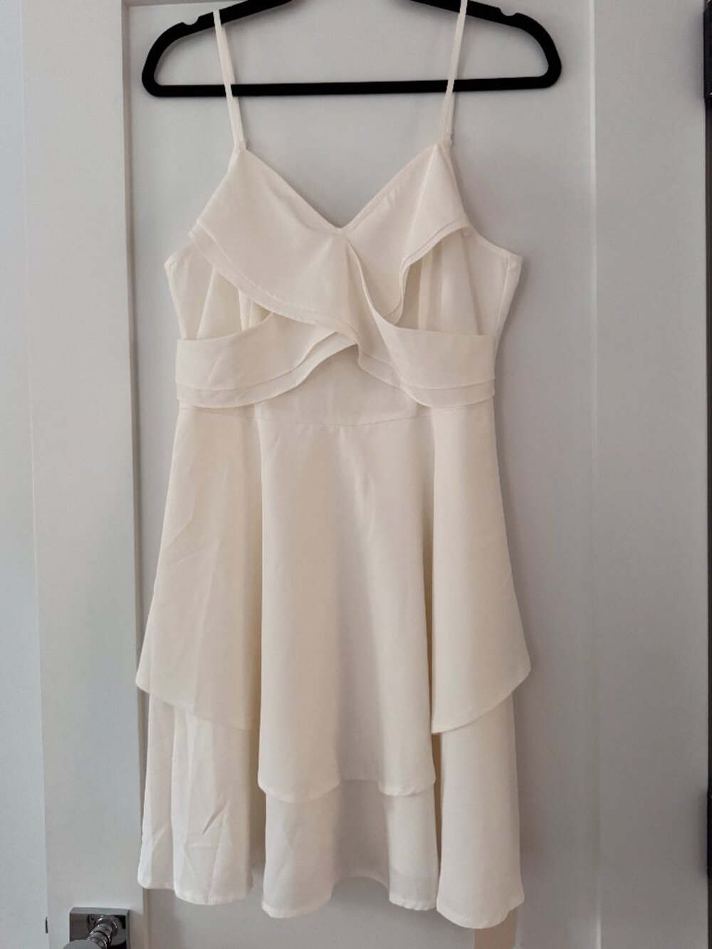 White light flowy summer dress